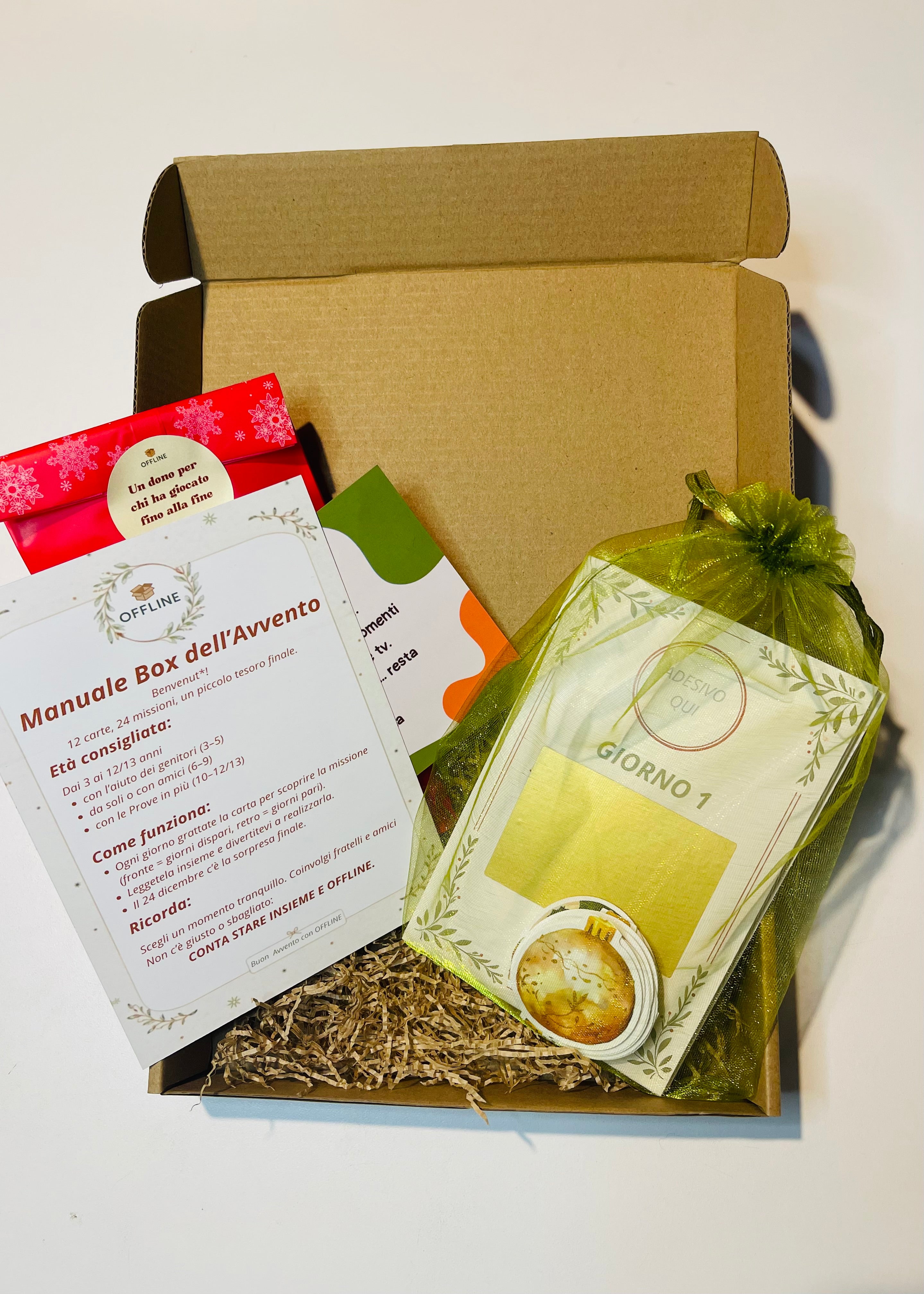 Box dell’Avvento OFFLINE –  12 carte + 24 gratta e vinci      ✨ EDIZIONE LIMITATA – Disponibile fino ad esaurimento ✨
