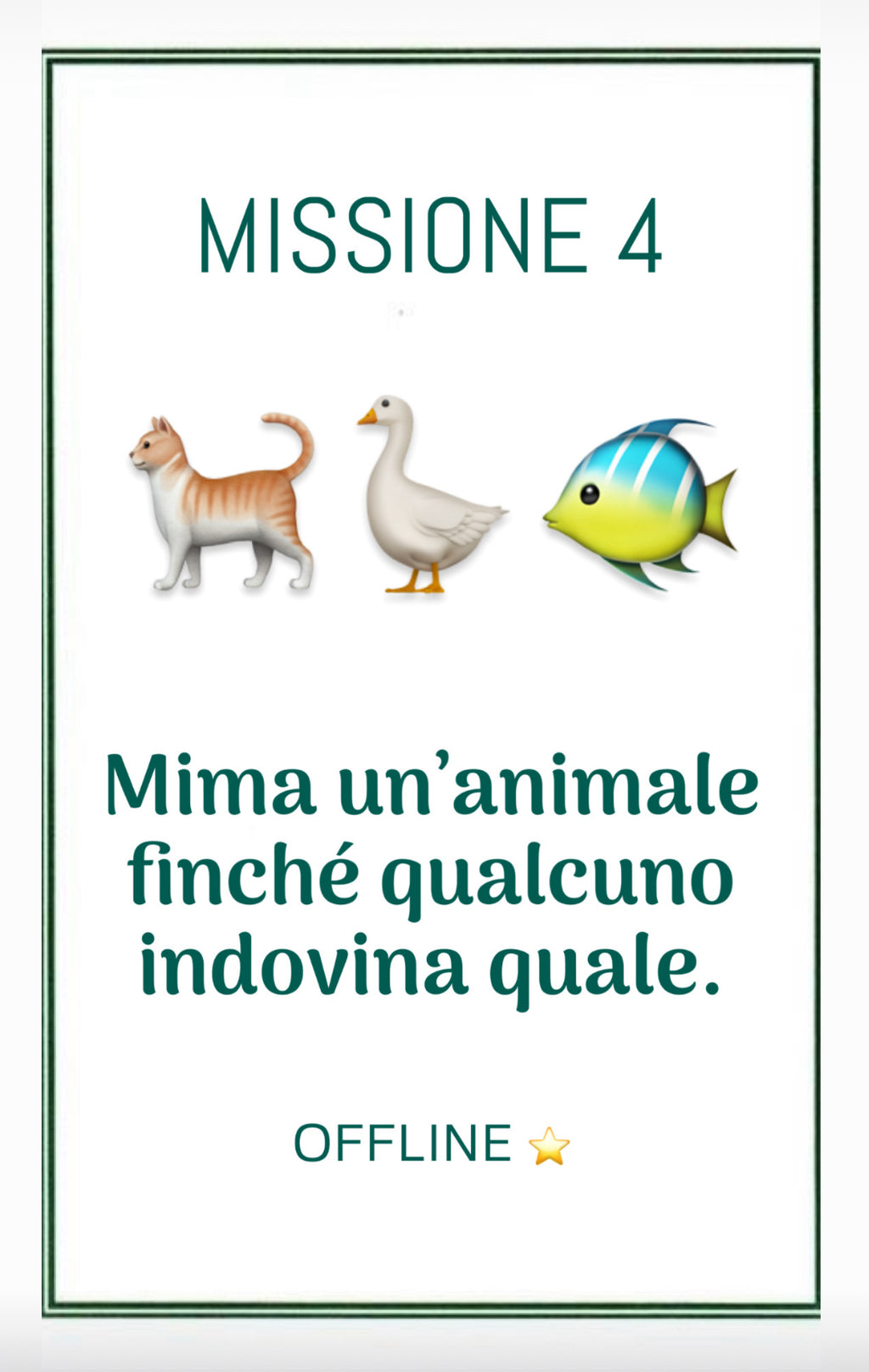 Missioni Segrete a Tavola