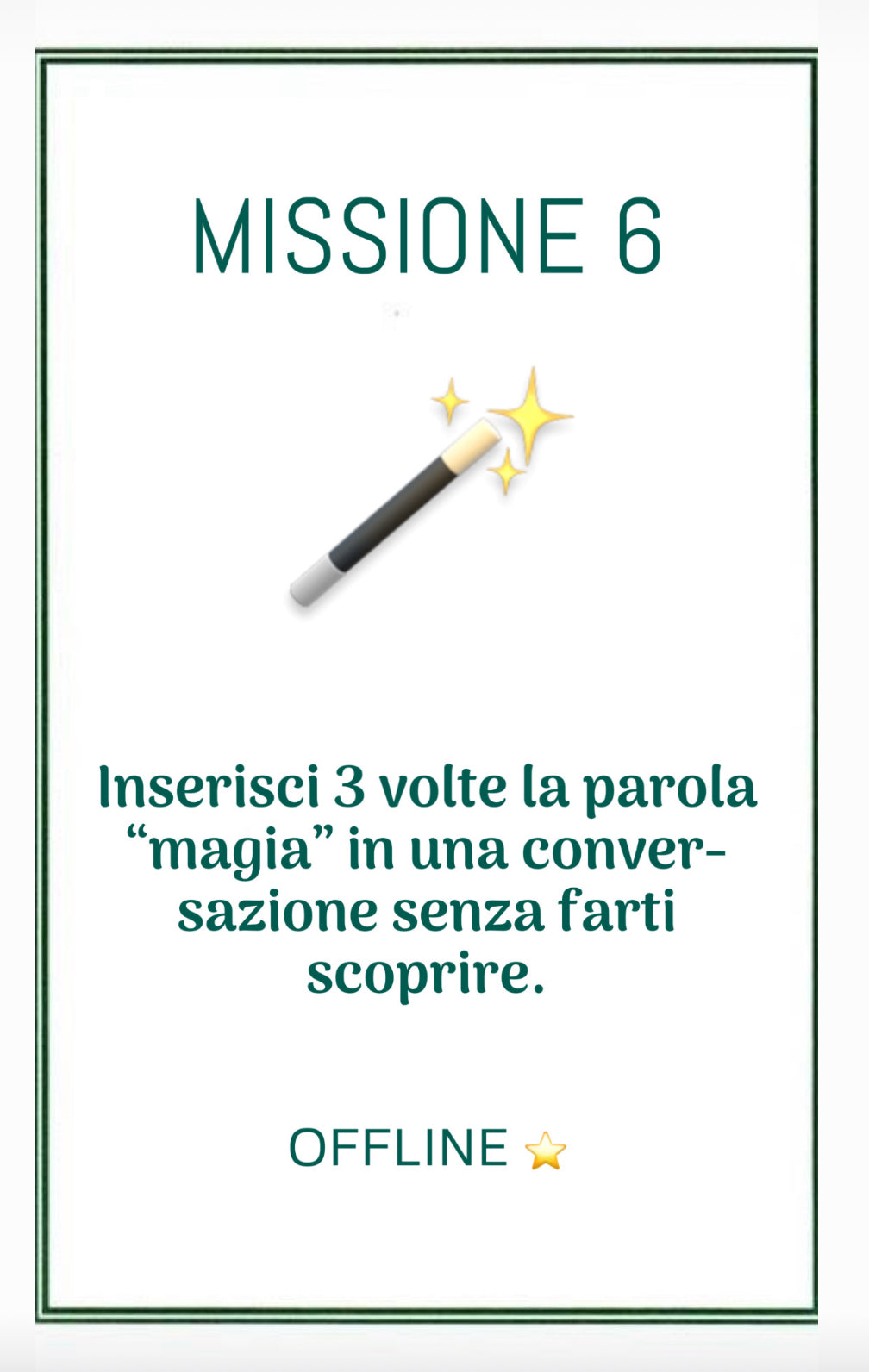 Missioni Segrete a Tavola